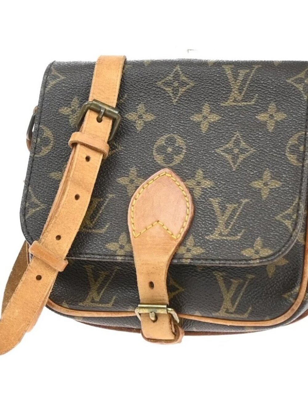 LOUIS VUITTON Mini Cartouchiere Shoulder Bag Monogram Leather BN M51254 70YJ228